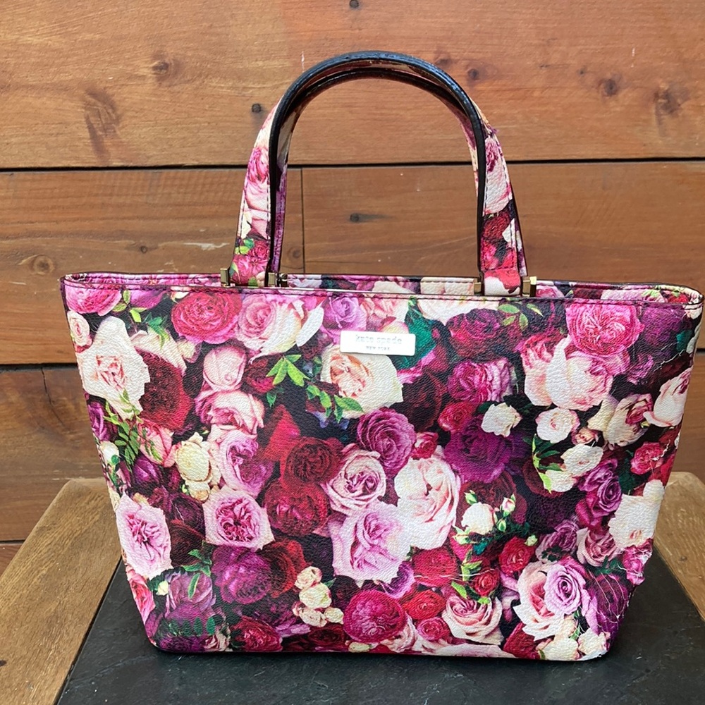 Kate Spade Floral Pink Tote Bag